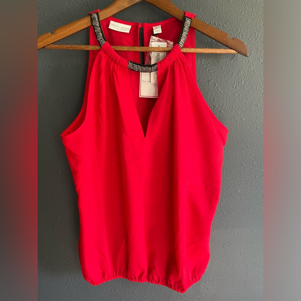 NWT Red Bisou Bisou top